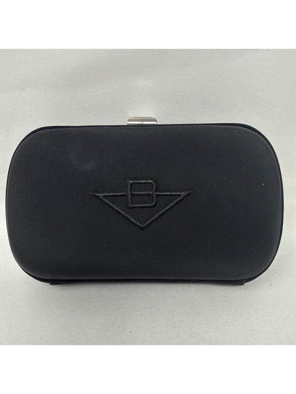 Bottega Veneta Clutch  Black 6x3.5 In.